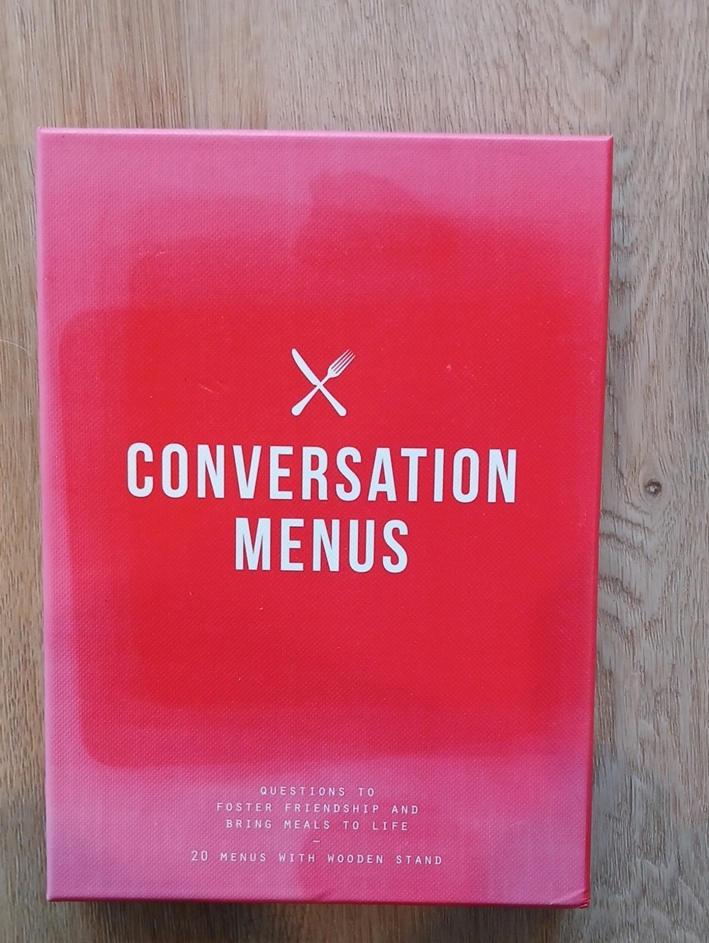 Anthropologie Dinner Conversation Menus Game Party Ice Breaker